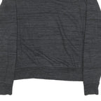 CHAMPION Mens Black Cotton Blend Crew Neck M Logo Sweatshirt Pullover