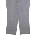 CARHARTT Mens Relaxed Fit Jeans Grey Cotton Blend W38 L30 Utility Workwear