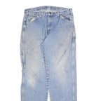 DICKIES Mens Jeans Blue Relaxed Straight Denim Medium W34 L34 Workwear