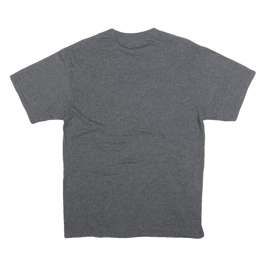 PORT & COMPANY Mens Grey Hamilton Basketball Camp Graphic T-Shirt M Crew Neck