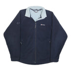 BERGHAUS Womens Navy Blue Fleece Jacket M Polyester Zip Outdoor Casual Warm