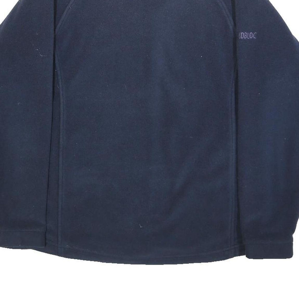 BERGHAUS Womens Navy Blue Fleece Jacket M Polyester Zip Outdoor Casual Warm
