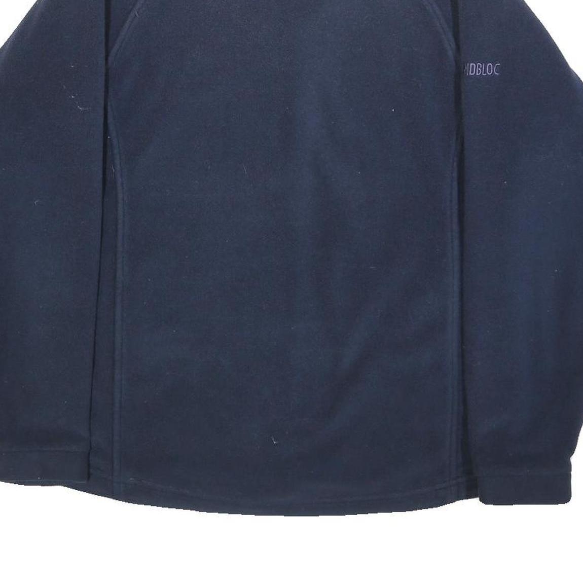 BERGHAUS Womens Navy Blue Fleece Jacket M Polyester Zip Outdoor Casual Warm