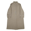 Womens Beige Button Front Classic Jacket UK 16 Polyester Blend Long Sleeve