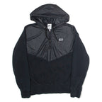 NIKE Womens Pullover Jacket Black Hooded S