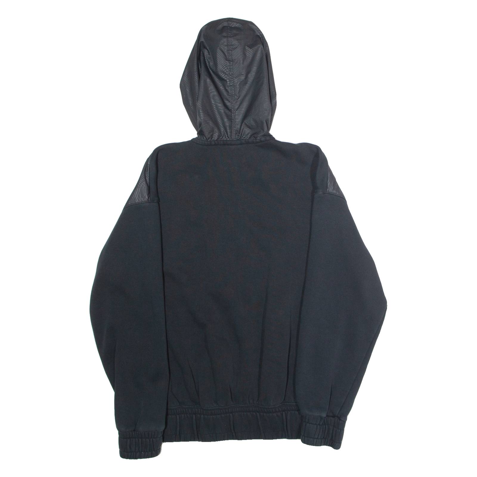 NIKE Womens Pullover Jacket Black Hooded S
