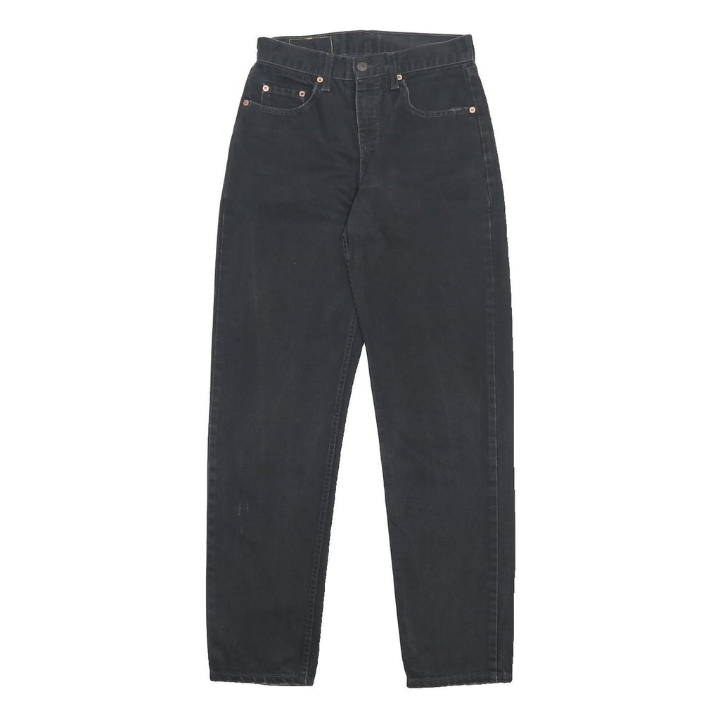 LEVI'S 882 02 Womens Jeans Black Slim Straight Denim W28 L32 Classic Style