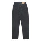 LEVI'S 882 02 Womens Jeans Black Slim Straight Denim W28 L32 Classic Style