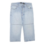 GIORGIO Womens Shorts Blue Casual M W33 Cotton Blend Relaxed Fit
