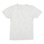 NAUTICA Boys White Heathered Cotton V-Neck T-Shirt XL Casual Summer Wear