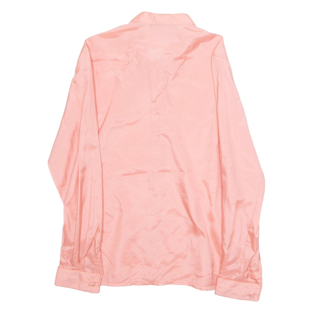 JAEGER Womens Shirt Pink Collared Long Sleeve S
