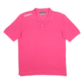 KAPPA Mens Pink Short Sleeve Logo Polo Shirt L Cotton Casual Sportswear