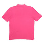 KAPPA Mens Pink Short Sleeve Logo Polo Shirt L Cotton Casual Sportswear