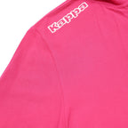 KAPPA Mens Pink Short Sleeve Logo Polo Shirt L Cotton Casual Sportswear