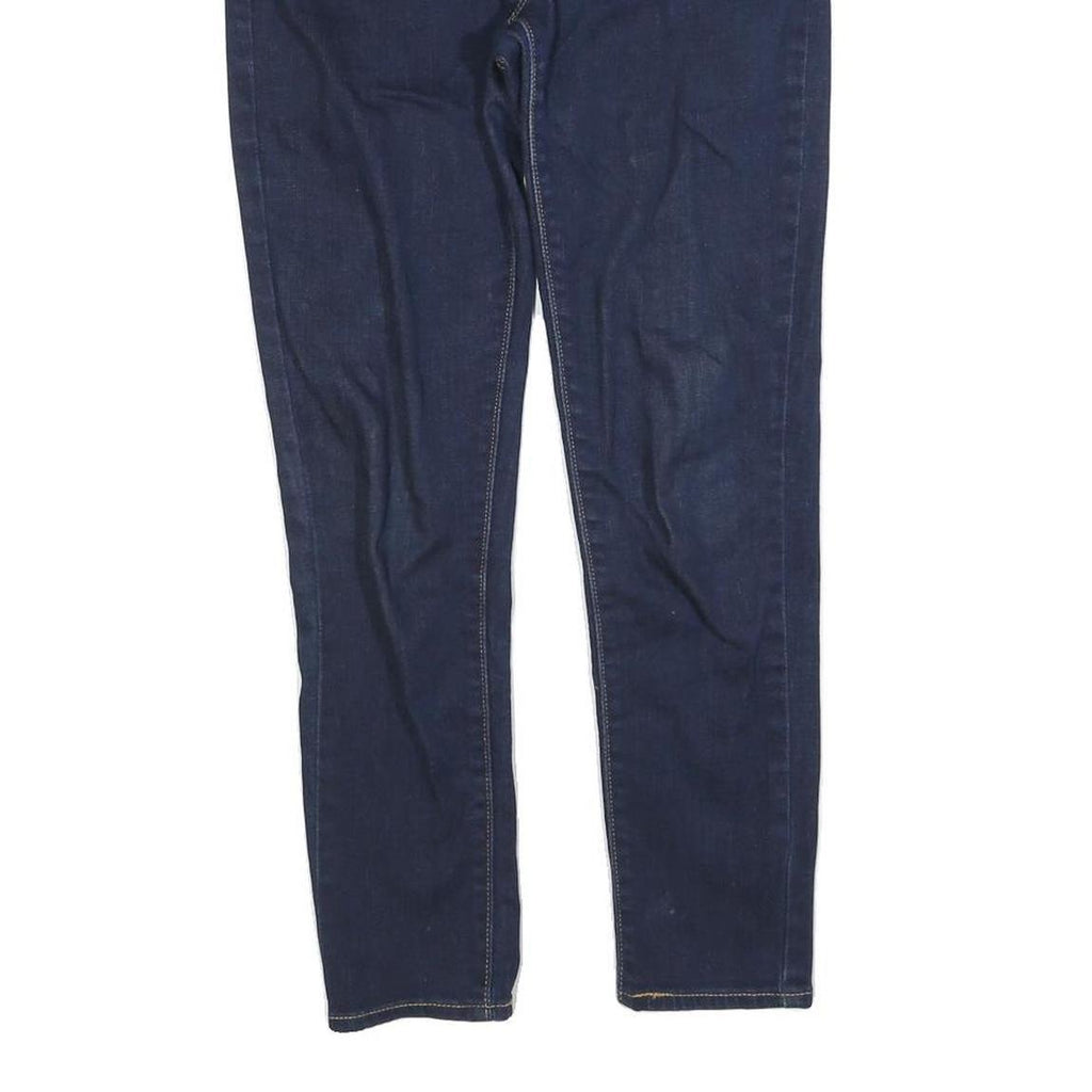 LEVI'S Womens 711 Slim Blue Denim Dark Slim Skinny Jeans W28 L27