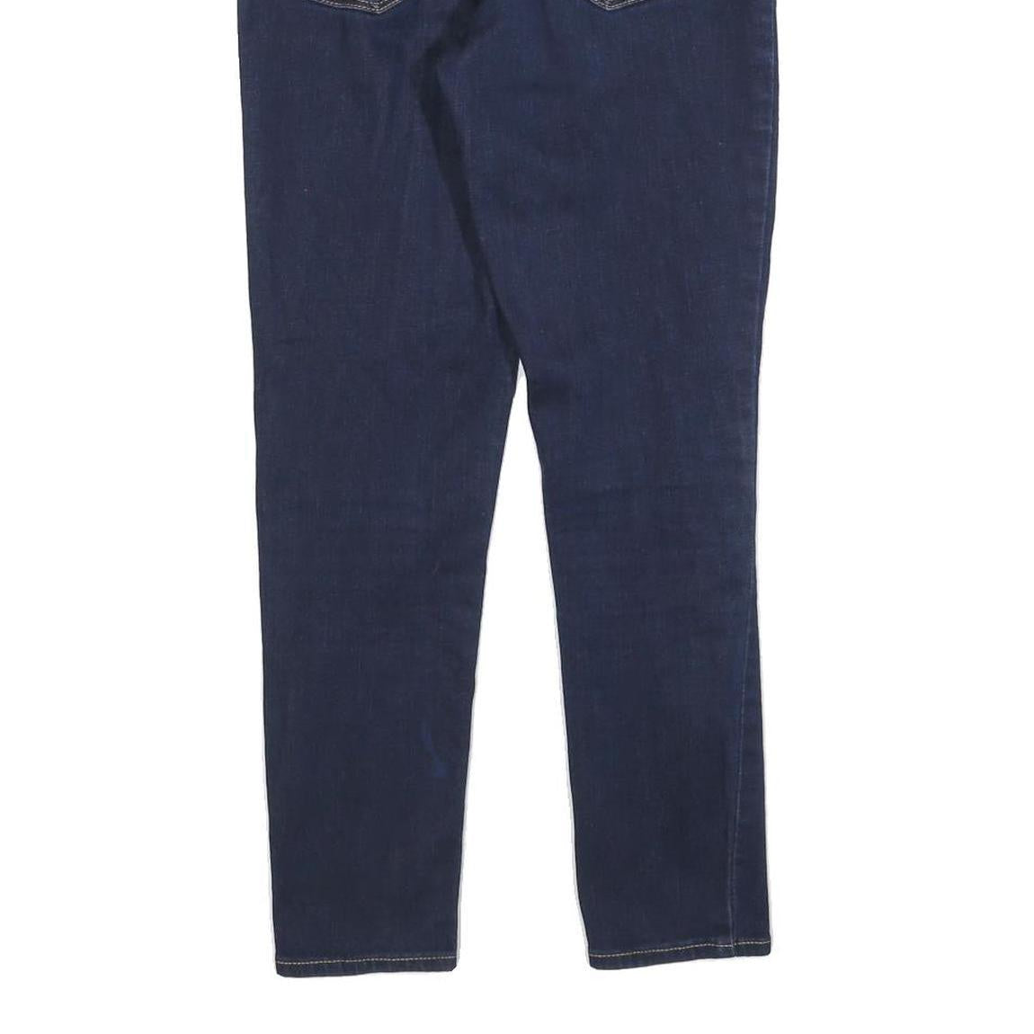 LEVI'S Womens 711 Slim Blue Denim Dark Slim Skinny Jeans W28 L27