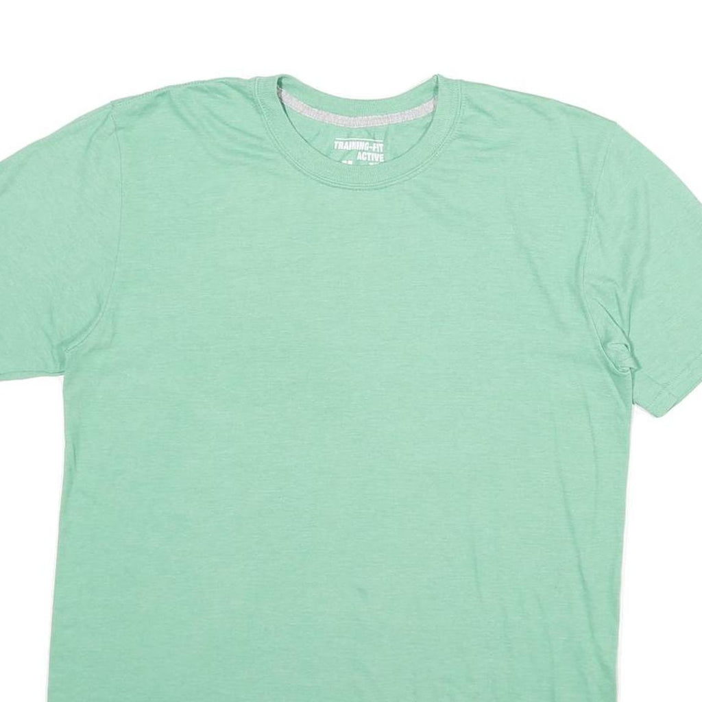 STARTER Mens Green M T-Shirt Short Sleeve Crew Neck Plain Casual Comfortable