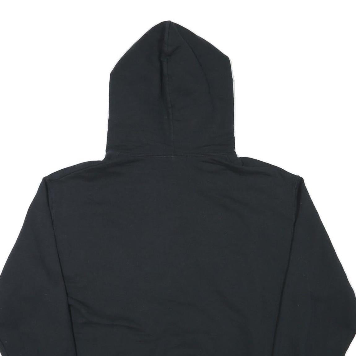 JERZEES Mens Black Folsom Bulldogs Pullover Hoodie M Cotton Blend Casual