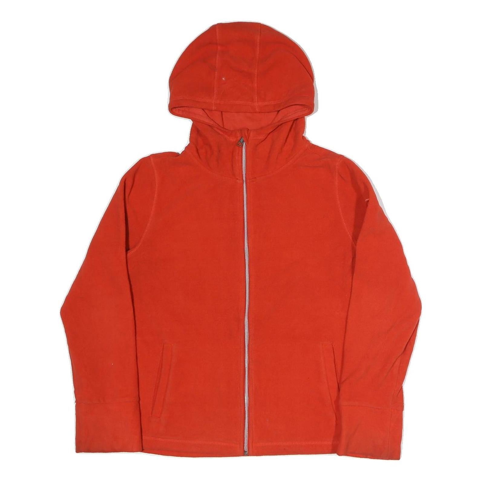 CALVIN KLEIN PERFORMANCE Mens Red Hoodie Jacket L Polyester Blend Zip Casual
