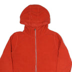 CALVIN KLEIN PERFORMANCE Mens Red Hoodie Jacket L Polyester Blend Zip Casual