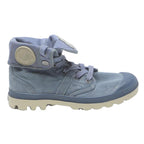 PALLADIUM Pampa Hi Womens Lace-Up Canvas Boots Blue UK 5 Casual Outdoor