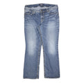 SILVER JEANS Womens Blue Regular Fit Straight Denim Light Wash W36 L28 Classic