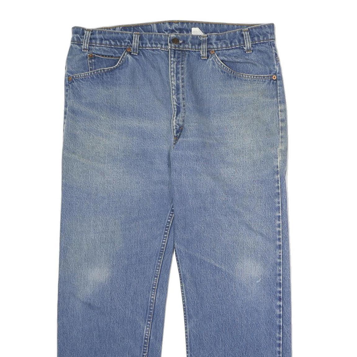 LEVI'S 505 Mens Jeans Blue Regular Straight Denim Medium W38 L29 Classic Fit Zip