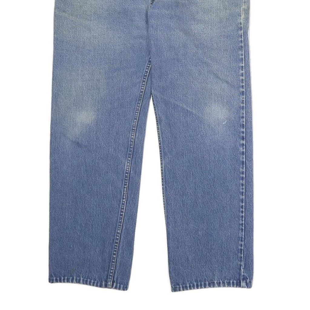 LEVI'S 505 Mens Jeans Blue Regular Straight Denim Medium W38 L29 Classic Fit Zip