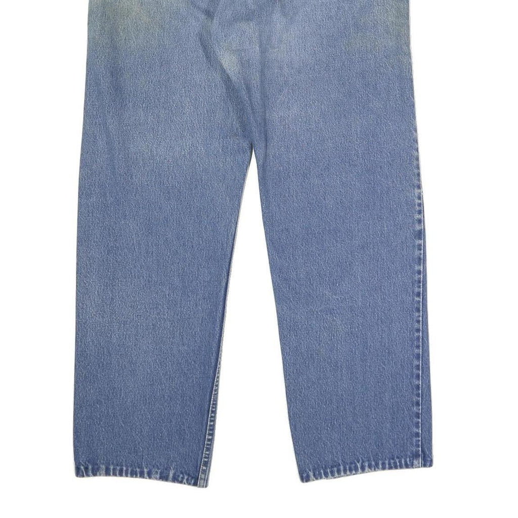 LEVI'S 505 Mens Jeans Blue Regular Straight Denim Medium W38 L29 Classic Fit Zip