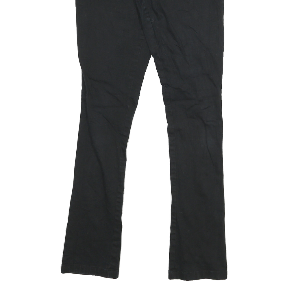 DICKIES Womens Jeans Black Slim Skinny Denim Woven Cotton Blend W26 L27 Classic