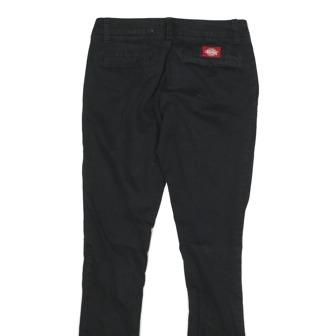 DICKIES Womens Jeans Black Slim Skinny Denim Woven Cotton Blend W26 L27 Classic