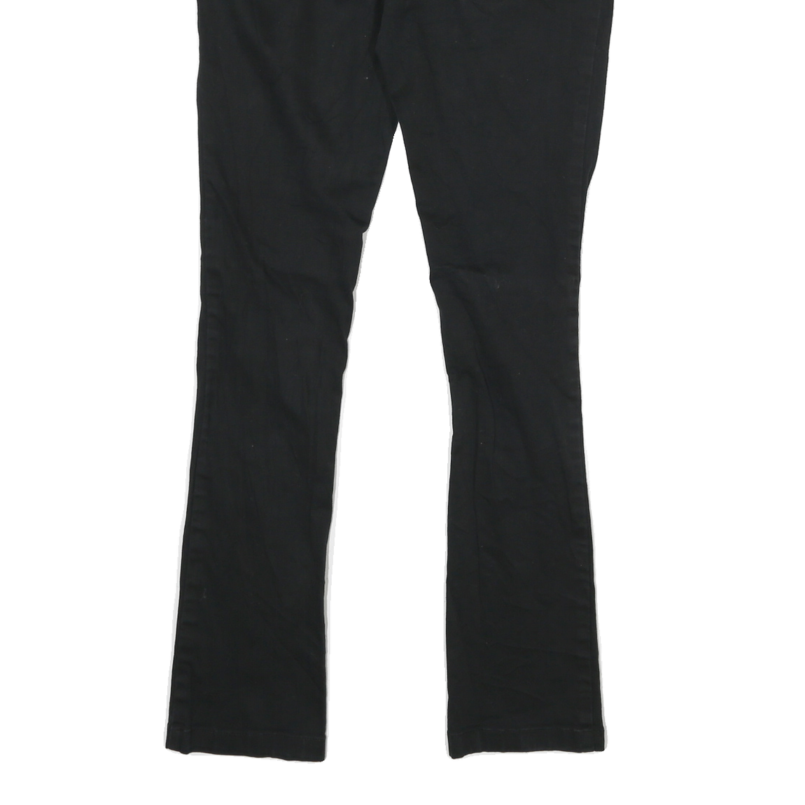 DICKIES Womens Jeans Black Slim Skinny Denim Woven Cotton Blend W26 L27 Classic