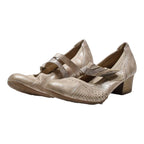 BAMA Pump Heels Beige Synthetic Womens UK 5