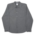 GUESS Mens Grey Cotton Shirt M Casual Long Sleeve Button Down