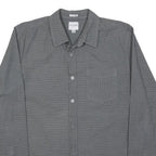 GUESS Mens Grey Cotton Shirt M Casual Long Sleeve Button Down