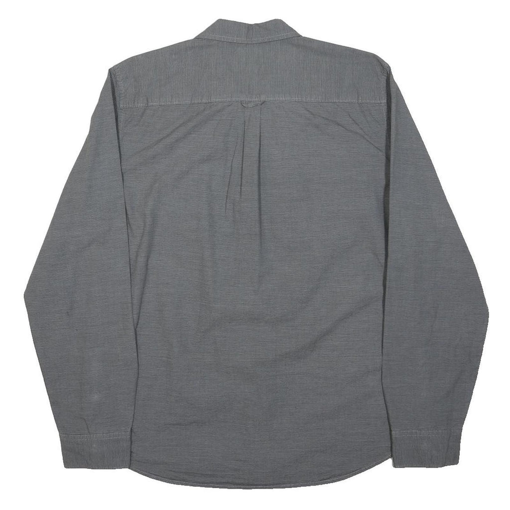 GUESS Mens Grey Cotton Shirt M Casual Long Sleeve Button Down