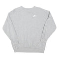 NIKE Womens Grey Crew Neck XL Cotton Blend Sweatshirt Casual Loose Fit