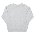 NIKE Womens Grey Crew Neck XL Cotton Blend Sweatshirt Casual Loose Fit