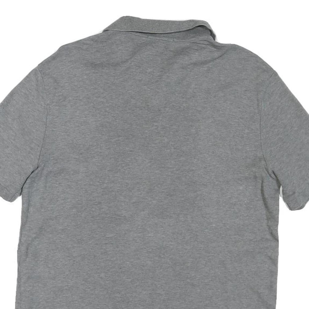 POLO RALPH LAUREN Mens Grey Short Sleeve S Plain Cotton Blend Polo Shirt