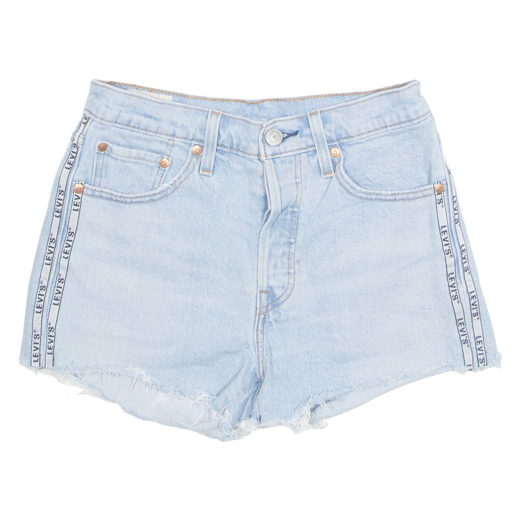 LEVI'S 501 Cut Off Womens Denim Shorts Blue XS W25