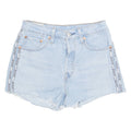 LEVI'S 501 Cut Off Womens Denim Shorts Blue XS W25