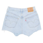 LEVI'S 501 Cut Off Womens Denim Shorts Blue XS W25