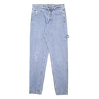 KARL KANI Womens Jeans Blue Slim Slim Straight Denim Light W28 L31 Logo Pocket