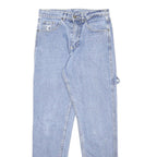 KARL KANI Womens Jeans Blue Slim Slim Straight Denim Light W28 L31 Logo Pocket