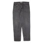 LEVI'S Signature Mens Trousers Grey Regular Straight 90s W36 L32