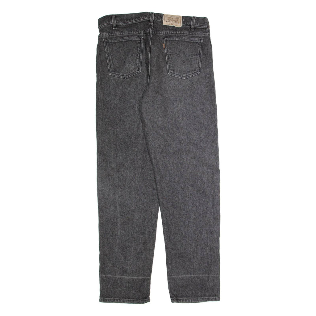 LEVI'S Signature Mens Trousers Grey Regular Straight 90s W36 L32