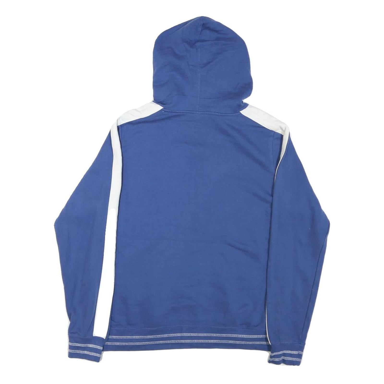 NFL Womens Blue Colts Hoodie M Cotton Blend Pullover Hooded Sweatshirt