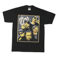 SHAKA Mens Black Graphic T-Shirt L Short Sleeve Crew Neck Iconic Rap Artists