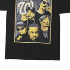 SHAKA Mens Black Graphic T-Shirt L Short Sleeve Crew Neck Iconic Rap Artists