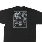 SHAKA Mens Black Graphic T-Shirt L Short Sleeve Crew Neck Iconic Rap Artists